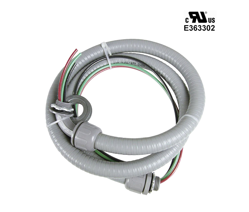 6FT 3/4-Inch Electrical A/C Whip Kit, Nonmetallic Liquid-Tight Flexible Electrical Conduit